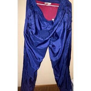 Nike Vintage 90s Royal Blue Windbreaker Track Pants Mens Size XL